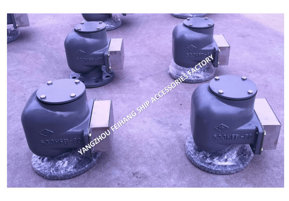 Cabeça de ventilação do tanque de lastro com flutuador Modelo-533hfb-80