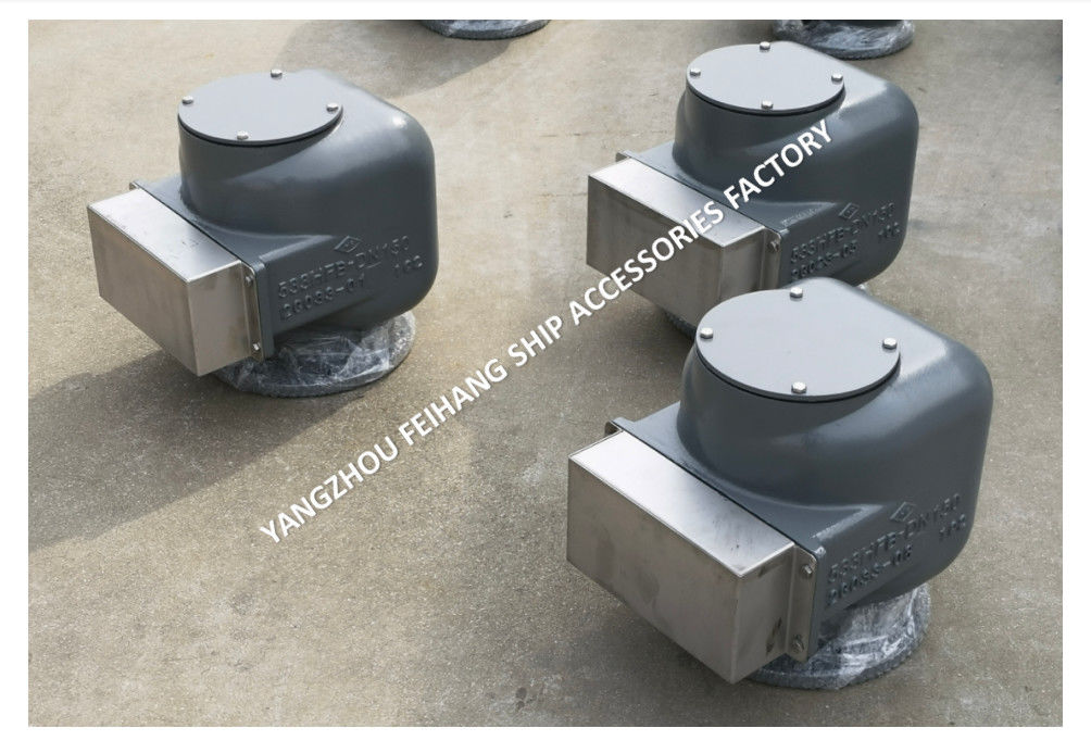 TÍPICO FLUTO DE TANCO DE BALLAST DE CABEÇA DE ARA MARINA NODULÁRIA de ferro fundido MODELO 533HFB-150A Cinza média para tanques de lastro