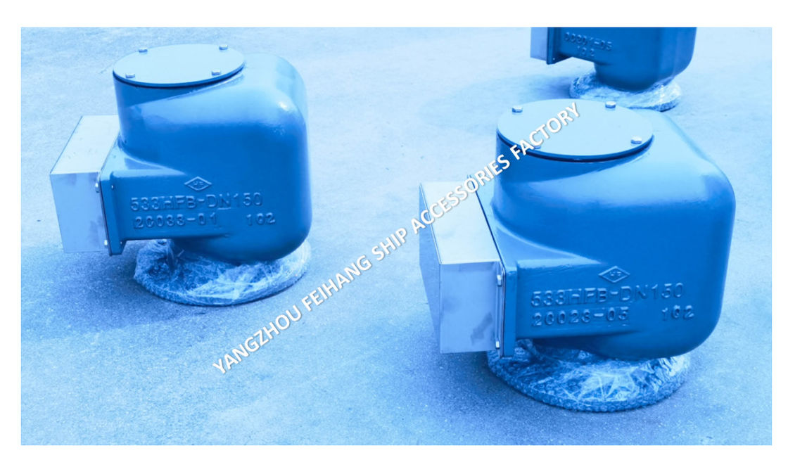 TÍPICO FLUTO DE TANCO DE BALLAST DE CABEÇA DE ARA MARINA NODULÁRIA de ferro fundido MODELO 533HFB-150A Cinza média para tanques de lastro