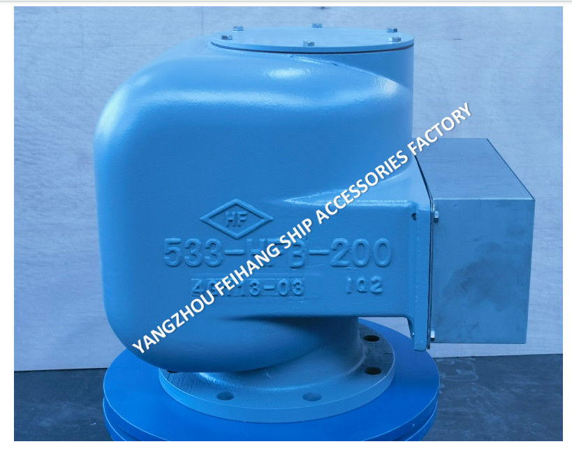 533hfb-200 Cabeça de ventilação de ar com Sus316l Flotador para tubos de ar Conexão de flange de corpo de ferro fundido