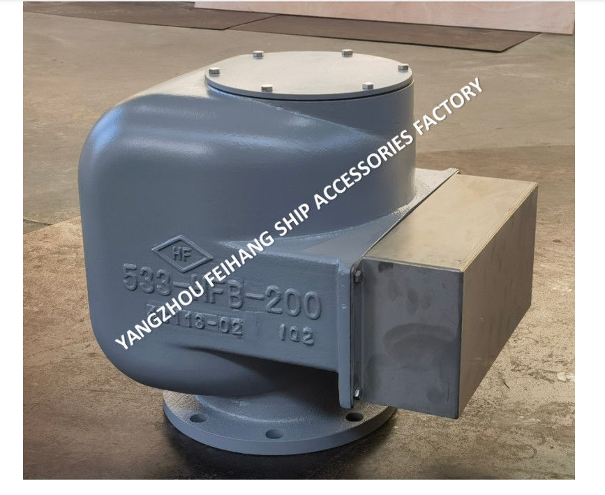Cabeça de ventilação de ar marinha conjunto completo 533HFB-200A Corpo Ferro Dúctil Com Float de Aço Inoxidável