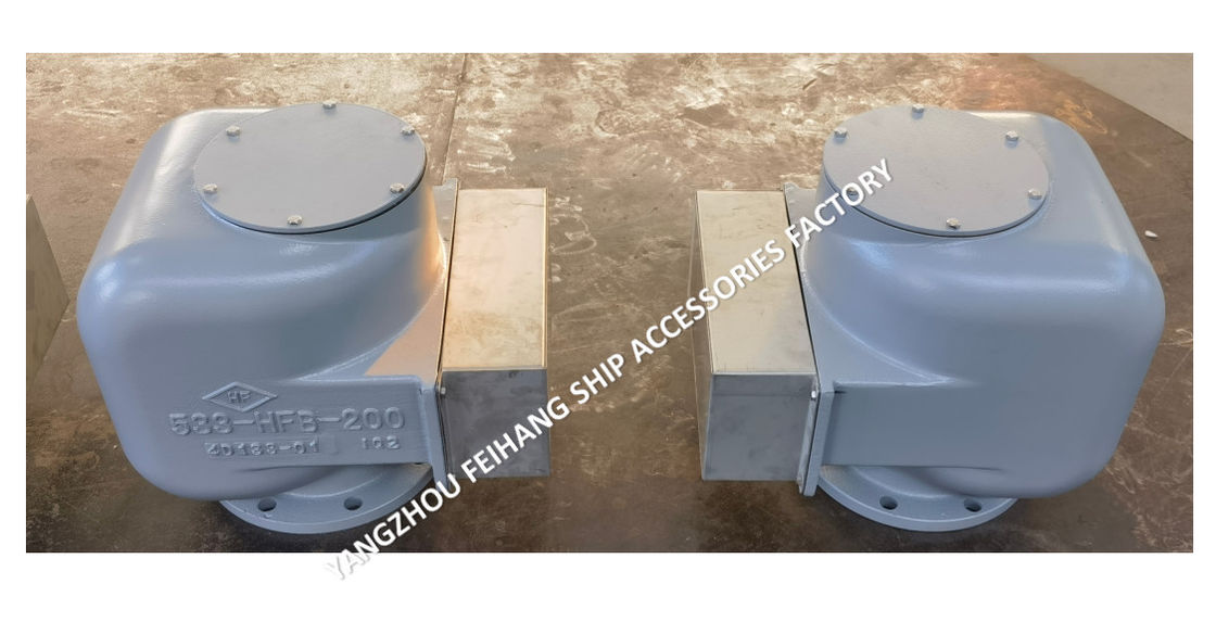 Cabeça de ventilação de ar marinha conjunto completo 533HFB-200A Corpo Ferro Dúctil Com Float de Aço Inoxidável