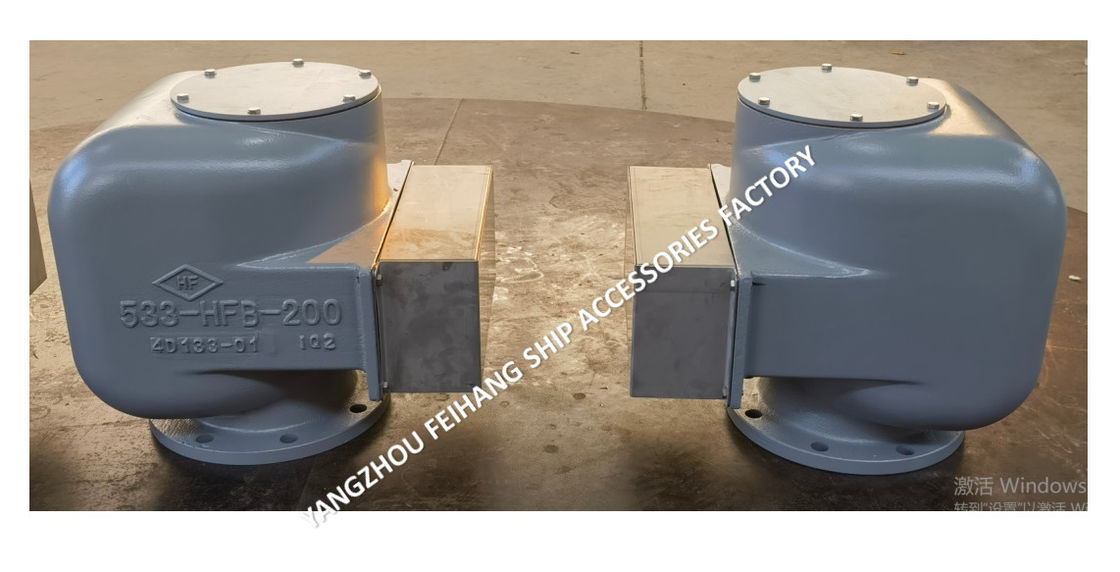 Cabeça de ventilação de ar marinha conjunto completo 533HFB-200A Corpo Ferro Dúctil Com Float de Aço Inoxidável