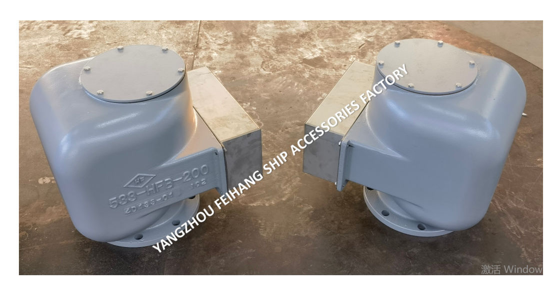 533hfb-200 Cabeça de ventilação de ar com Sus316l Flotador para tubos de ar Conexão de flange de corpo de ferro fundido