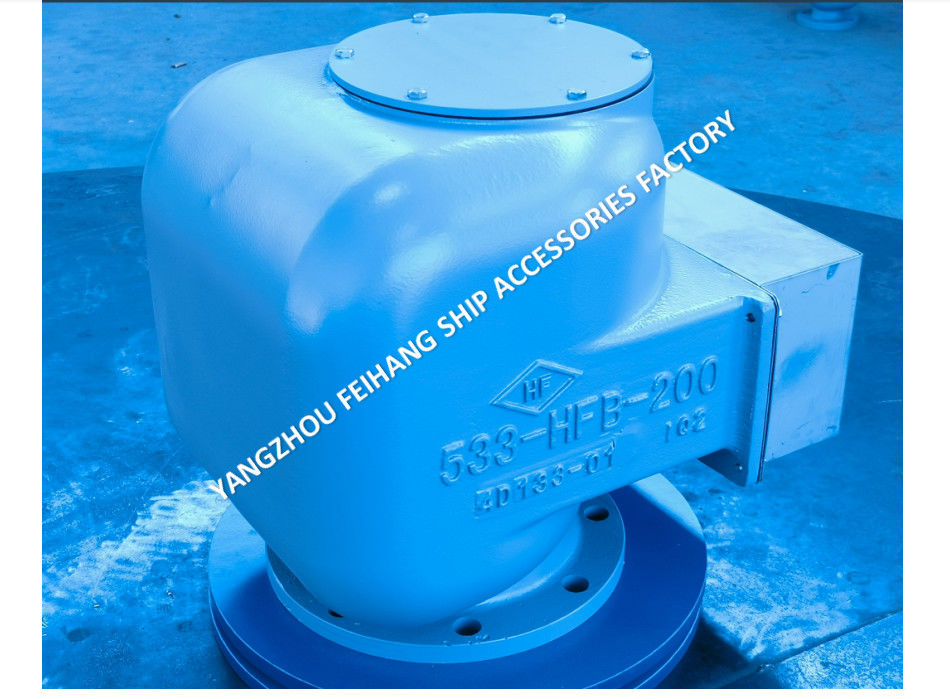 533hfb-200 Cabeça de ventilação de ar com Sus316l Flotador para tubos de ar Conexão de flange de corpo de ferro fundido