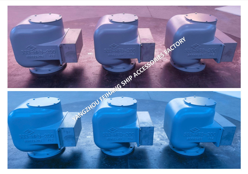533hfb-200 Cabeça de ventilação de ar com Sus316l Flotador para tubos de ar Conexão de flange de corpo de ferro fundido