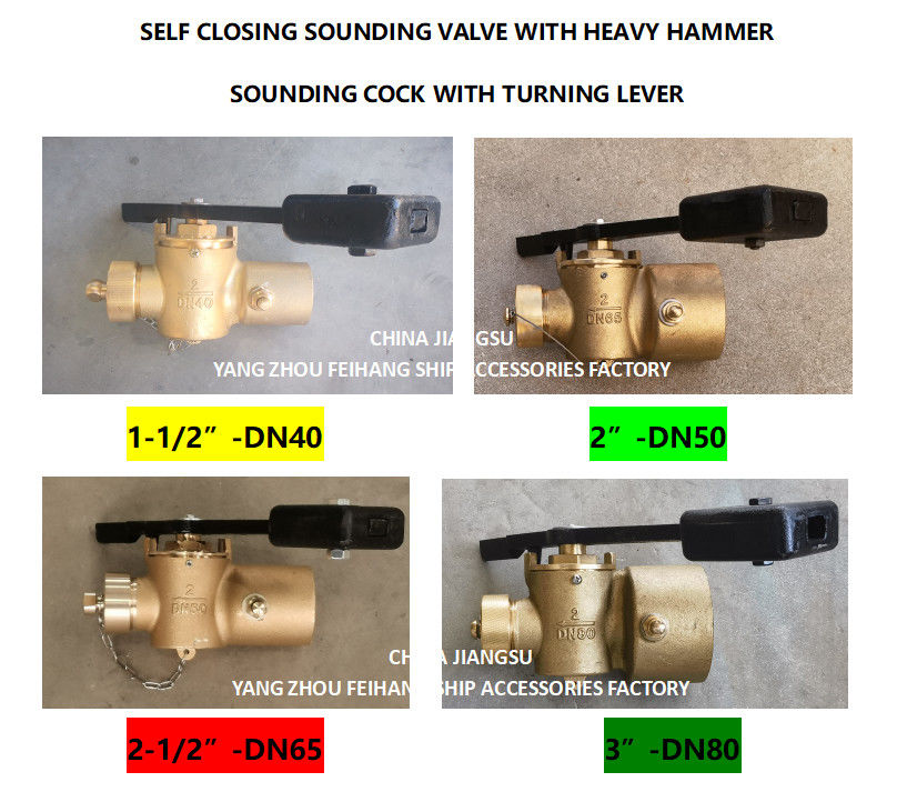 DN50 CB/T3778-99 Válvula de ressonância de auto-fechamento