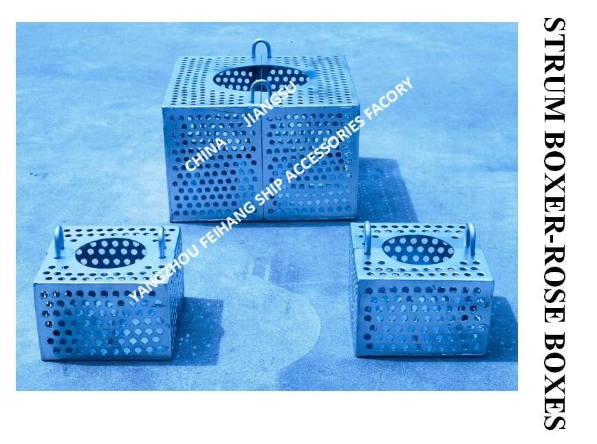 Filtro de aço galvanizado Caixa de rosa para linha de bilge FH-100A JIS F7206 Malha-10mm