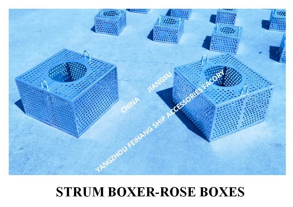 Caixas de rosas marinhas de chapa de aço inoxidável para linha de bilge Fh-150A JIS F7206 Malha-10mm