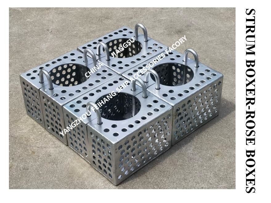 Caixas de rosas marinhas de chapa de aço inoxidável para linha de bilge Fh-150A JIS F7206 Malha-10mm