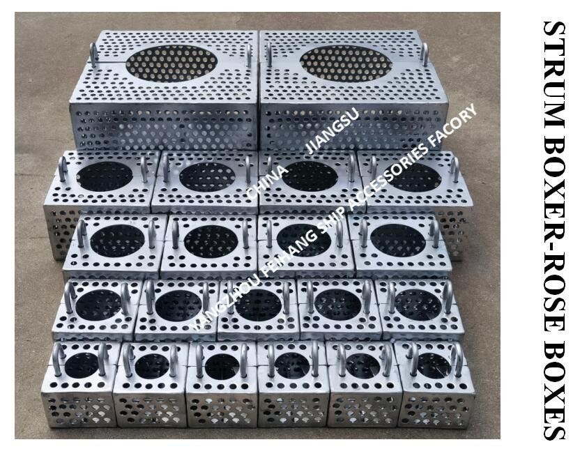 Caixas de rosas marinhas de chapa de aço inoxidável para linha de bilge Fh-150A JIS F7206 Malha-10mm