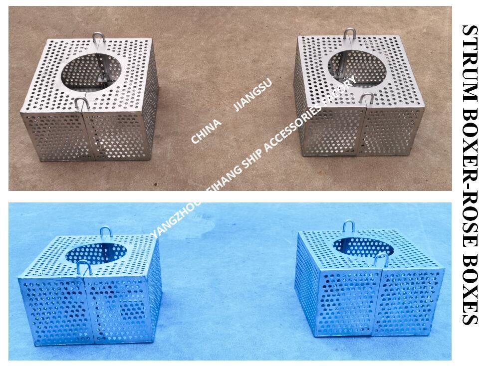 Filtro de aço galvanizado Caixa de rosa para linha de bilge FH-100A JIS F7206 Malha-10mm