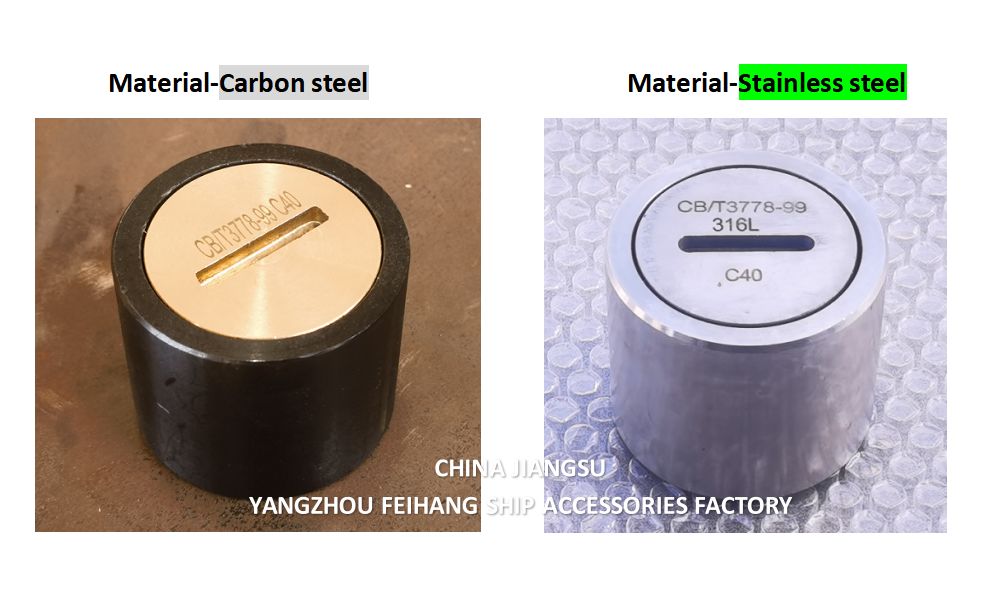 Cabeça de tubo de sondagem da indústria marítima com corpo de aço fundido e conector de cobre modelo A40 Cb/T3778-99 para navios oceânicos