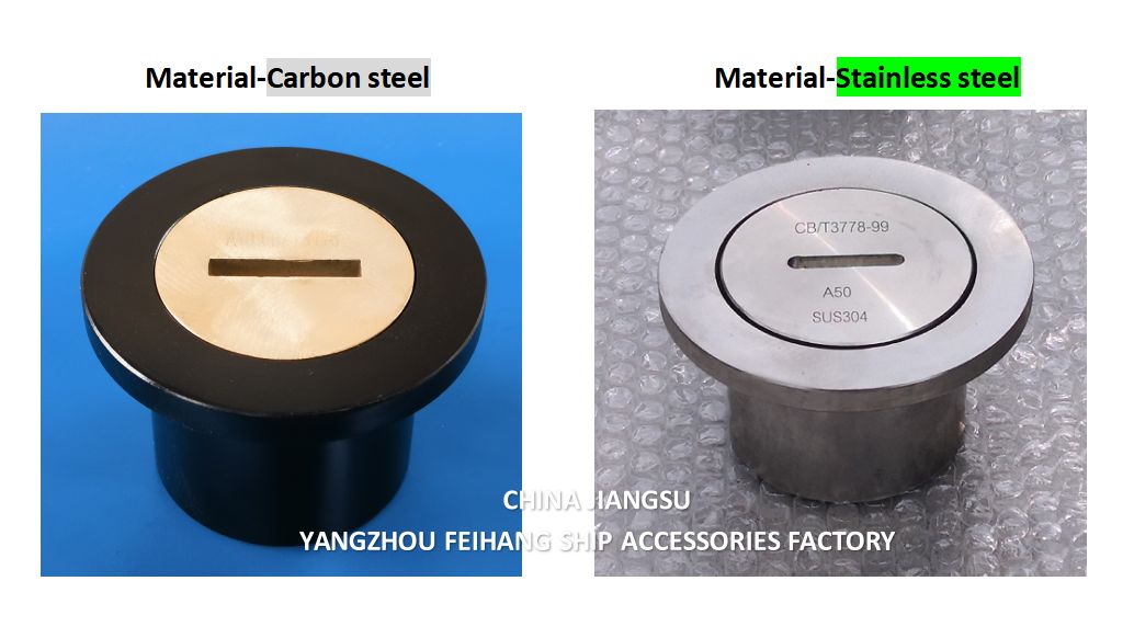 Cabeça de tubo de sondagem da indústria marítima com corpo de aço fundido e conector de cobre modelo A40 Cb/T3778-99 para navios oceânicos