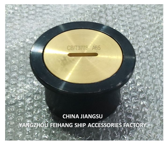 Tampão de Sondagem do Corpo em Aço Fundido Cabeça do Tubo de Sondagem para Convés de Navio C65 CB/T3778 Material de Grau Marinho Padrão da Indústria