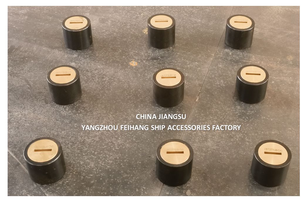 Tampão de Sondagem do Corpo em Aço Fundido Cabeça do Tubo de Sondagem para Convés de Navio C65 CB/T3778 Material de Grau Marinho Padrão da Indústria