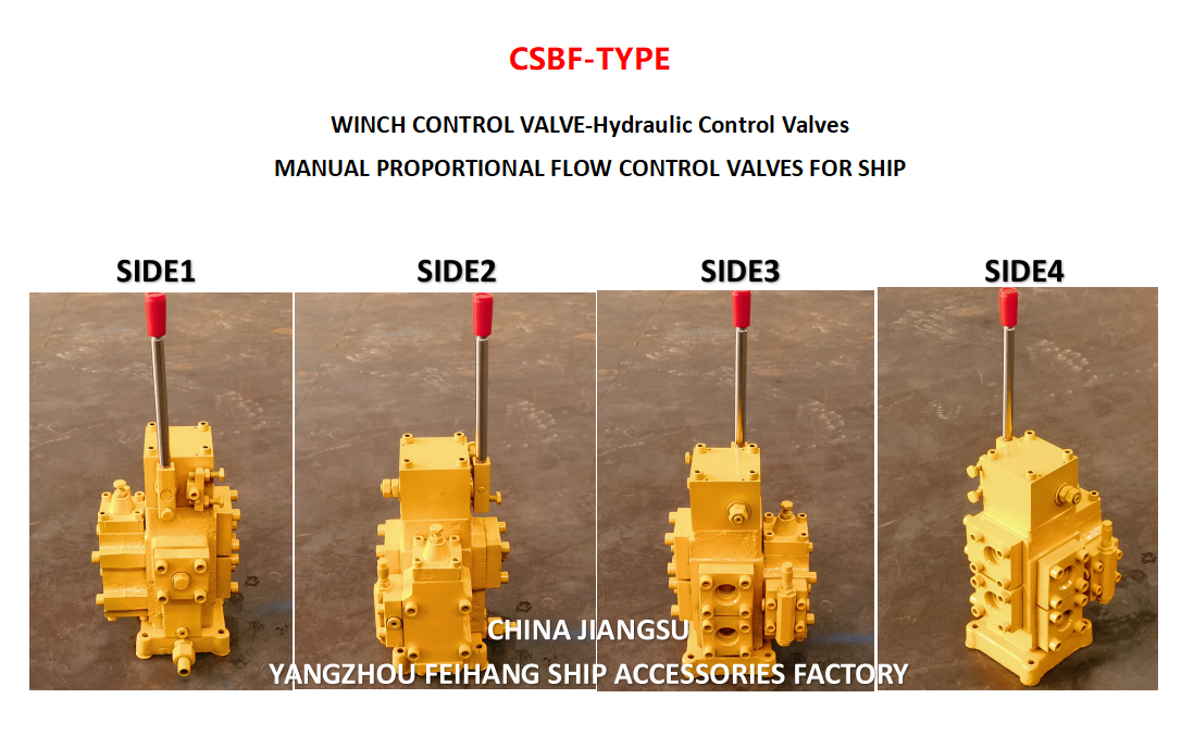 Conjunto da Válvula de Controle do Guincho Dianteiro Modelos CSBF-G20, CSBF-G25, CSBF-G32, CSBF-G40, CSBF-G50