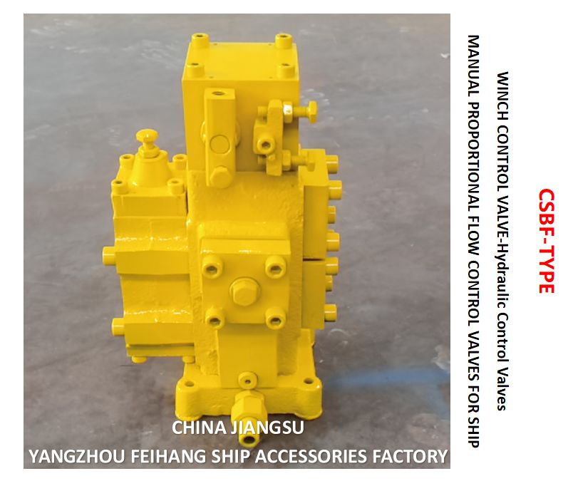 Simbolizador diferente para a válvula de controlo do guincho modelo CSBF-G32 e a válvula de controlo hidráulica modelo CSBF-G32