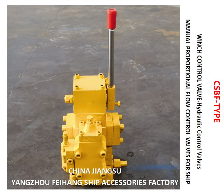 Simbolizador diferente para a válvula de controlo do guincho modelo CSBF-G32 e a válvula de controlo hidráulica modelo CSBF-G32