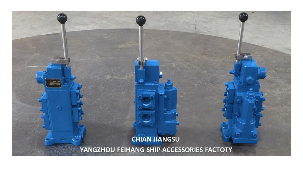 BLOCO DE CONTROLE DO GUINCHO 35SFRE VÁLVULA DE CONTROLE CONTROLE MANUAL DO CABRESTANTE VÁLVULAS DE CONTROLE DE FLUXO PROPORCIONAL PARA NAVIOS MODELO 35SFRE-MO40-H3