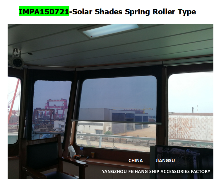 Sombra e protetores solares para janelas de navios para navios Material do quadro de alumínio-alimento Películas de cor ouro, prata, cinza, bronze