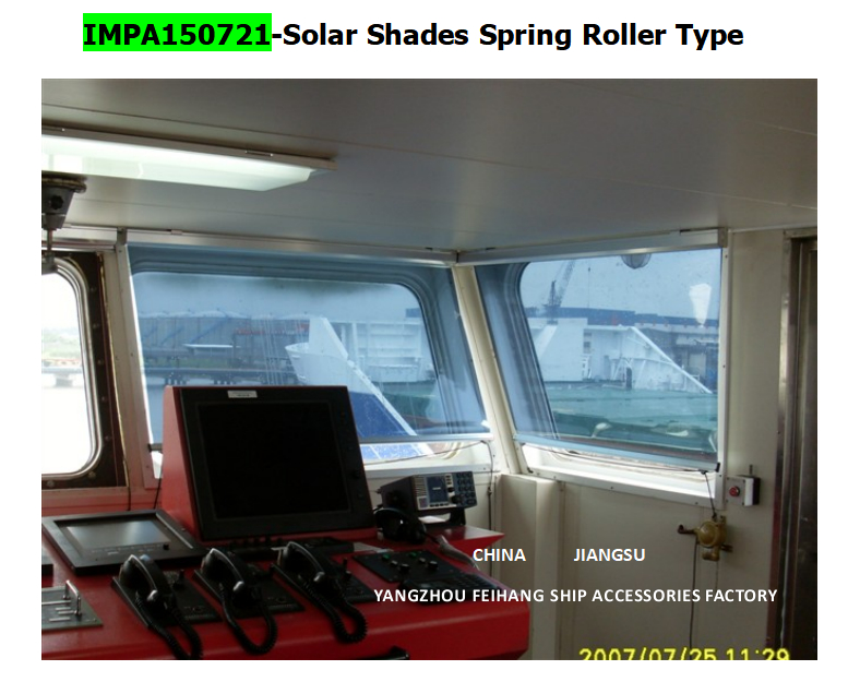 Sombra e protetores solares para janelas de navios para navios Material do quadro de alumínio-alimento Películas de cor ouro, prata, cinza, bronze