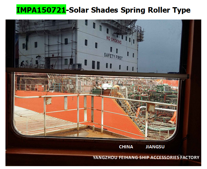 Marine Solar Shade Roller Blind With Cassette Box- Blind Curtain Box - Aluminum Alloy Film - Silver