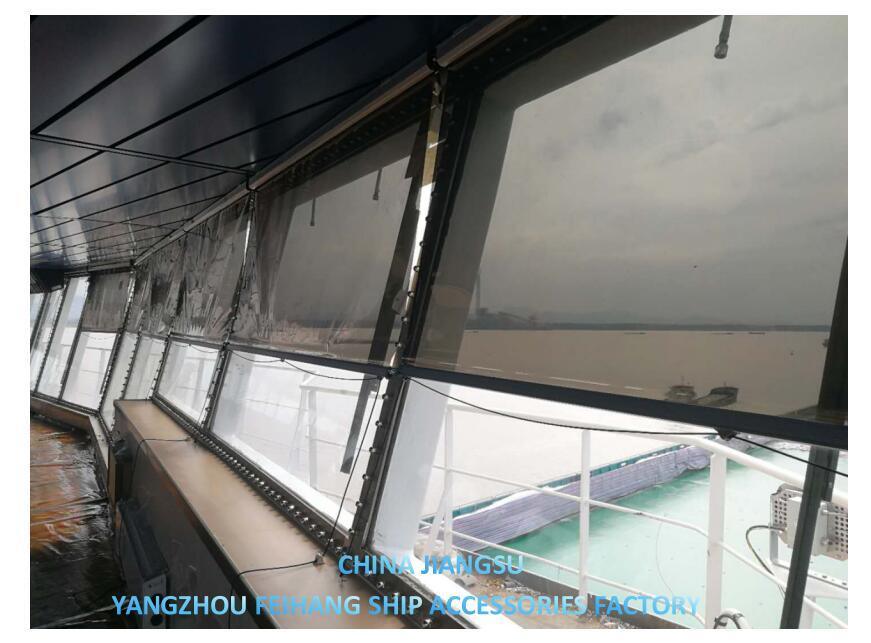 Sombra e protetores solares para janelas de navios para navios Material do quadro de alumínio-alimento Películas de cor ouro, prata, cinza, bronze
