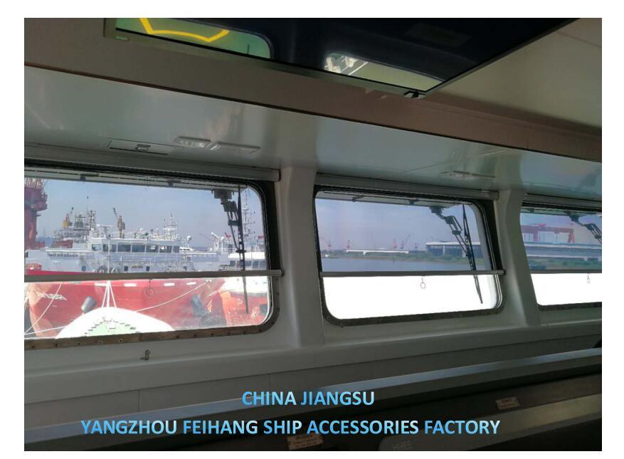 Cortina de proteção solar e sombras solares para janelas de navios para navios Material do quadro de alumínio-alimento Filmes de cor ouro, prata, cinza, bronze