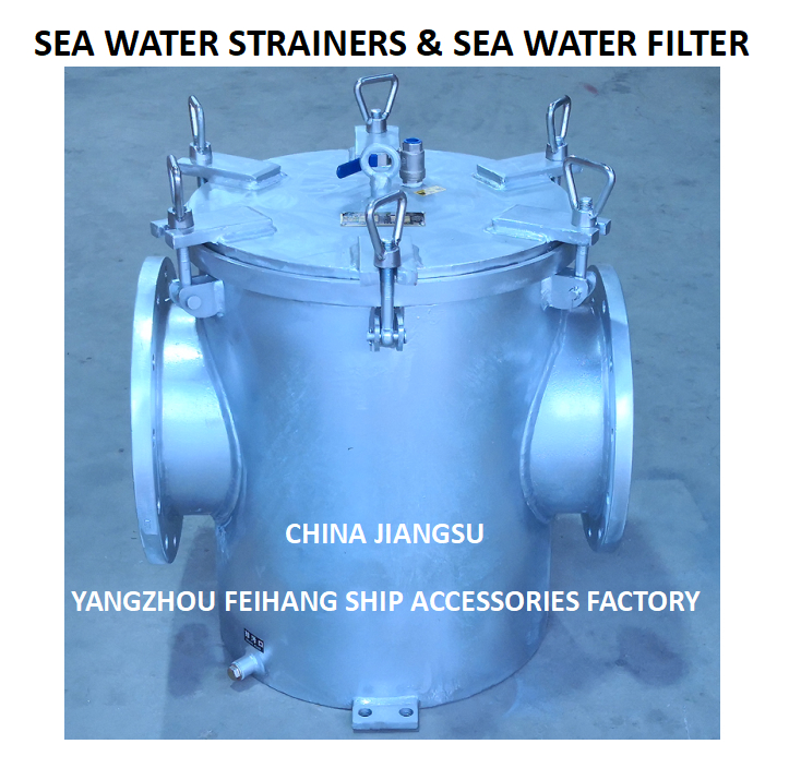 Simplex Strainers Steel Plate Sea Water Filter AS300 CB/T497 Body - Hot dip galvanized Filter cartridge - Stainless steel