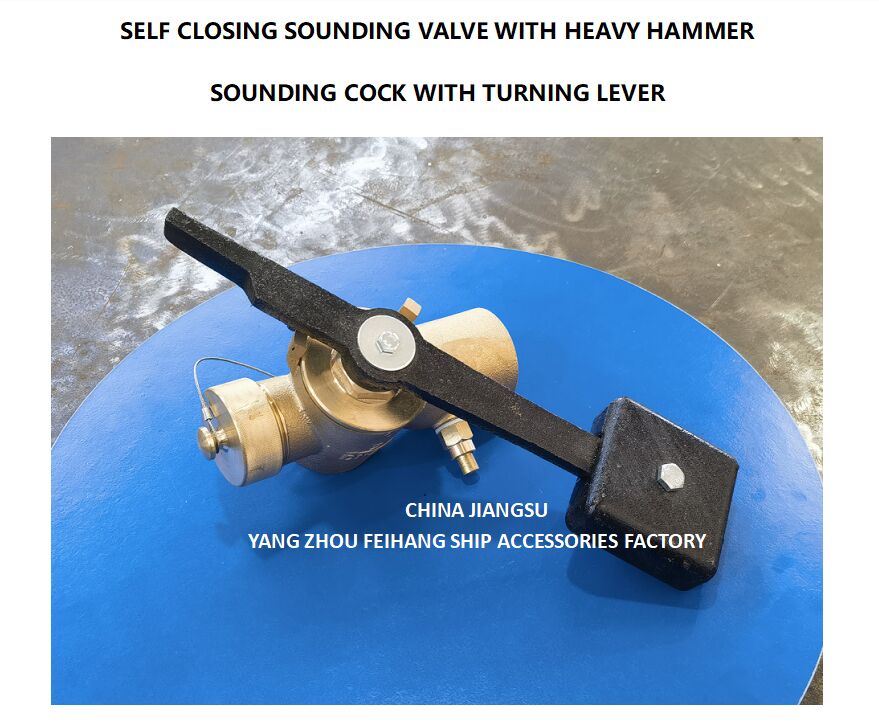 VÁLVULA AUTO-FECHANTE PARA SONDA MODELO FH-40A CB/T3778 Para Tubo de Sonda PN2.5 Material - Cobre com rosca interna BSP e haste rotativa de 360°