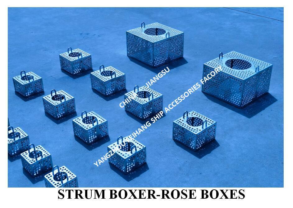 JIS F7206 SUCTION-ROSE BOX STRAINERS & Strum ROSE BOX STRAINER de aço carbono galvanizado a quente