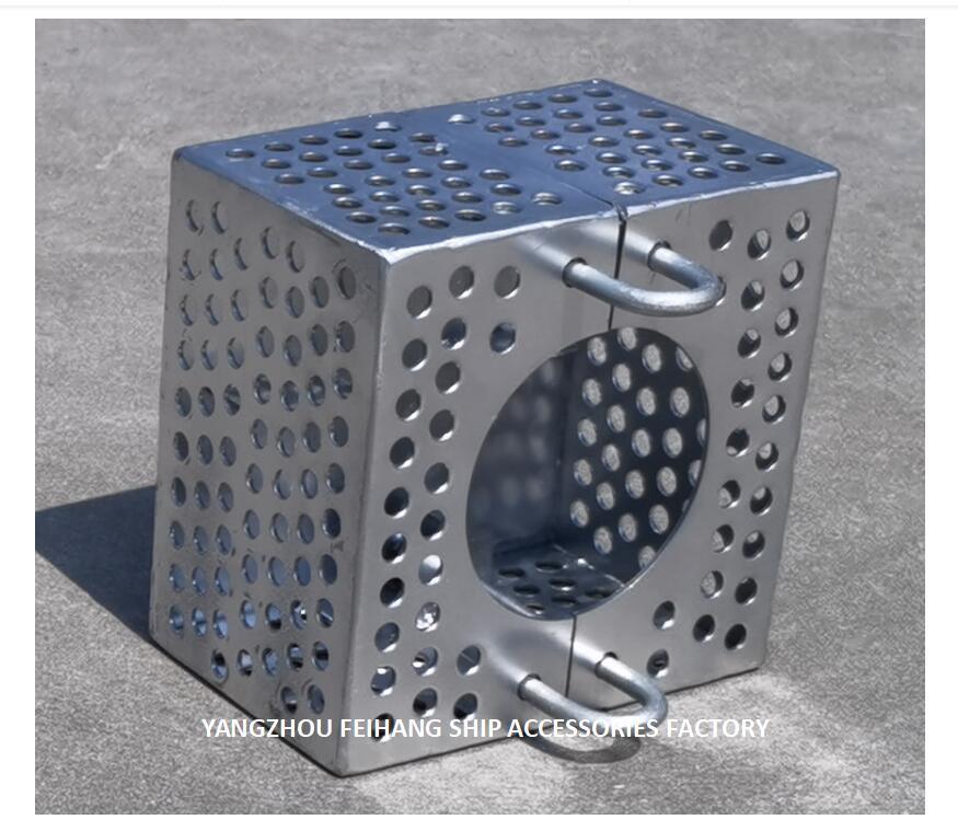 JIS F7206 SUCTION-ROSE BOX STRAINERS & Strum ROSE BOX STRAINER de aço carbono galvanizado a quente