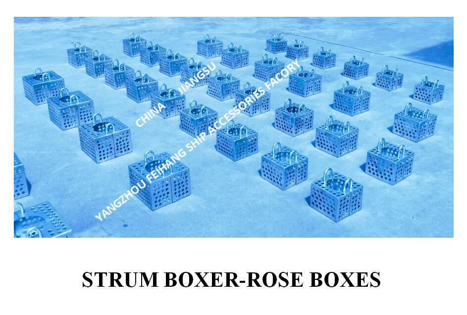 JIS F7206 SUCTION-ROSE BOX STRAINERS & Strum ROSE BOX STRAINER de aço carbono galvanizado a quente