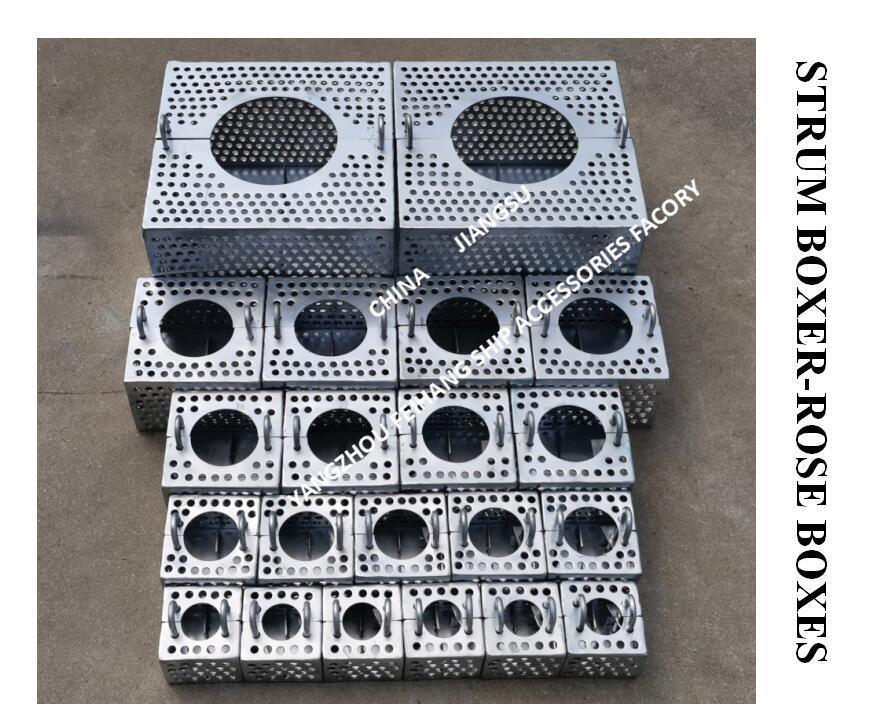 JIS F7206 SUCTION-ROSE BOX STRAINERS & Strum ROSE BOX STRAINER de aço carbono galvanizado a quente