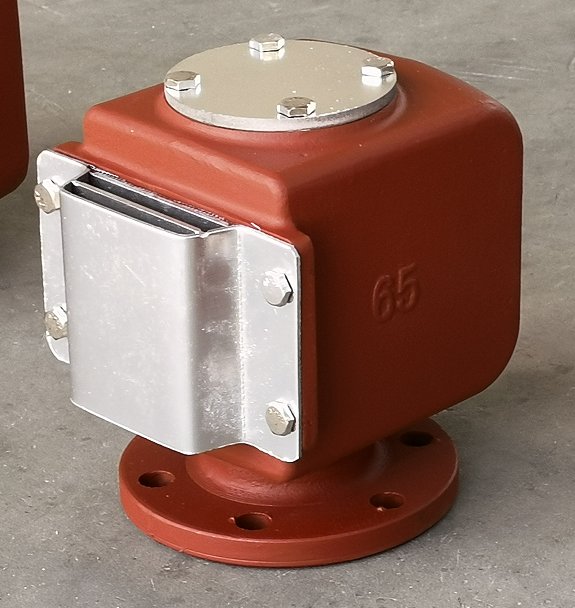 Air Pipe Vent Head Fh-65a Flange (4 Holes) Diameter Is 155mm And Pcd 130mm Cast Iron Body With Stainless Steel Float And Stainless Steel Fireproof Mesh