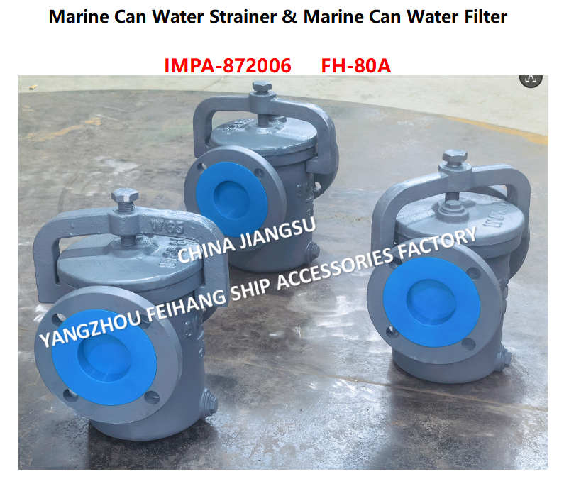 Component For FH-5K-80A Can Water Strainer  & FH-10K-80A Can Water Filter Cast iron body, stainless steel filter element