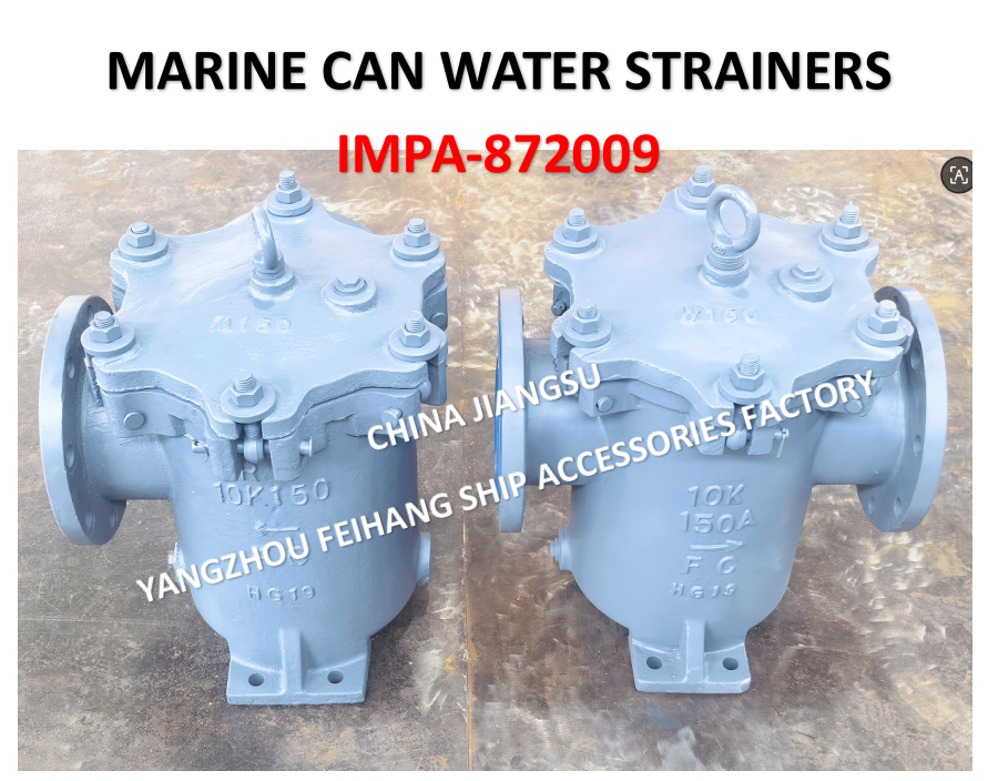 China Supplier Marine Can Water Strainer 10K-150A S-TYPE JIS F7121 Body - cast iron, stainless steel filter cartridge