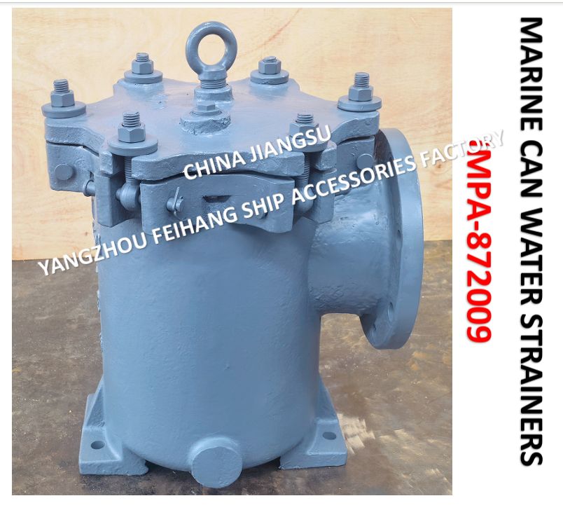 Mariner Strainer - Can Water Filter 10K-150A LA-TYPE JIS F7121 Body - cast iron, stainless steel filter cartridge